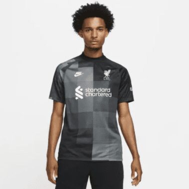 Camisa de Goleiro Liverpool 2021/22 Torcedor Pro Masculina
