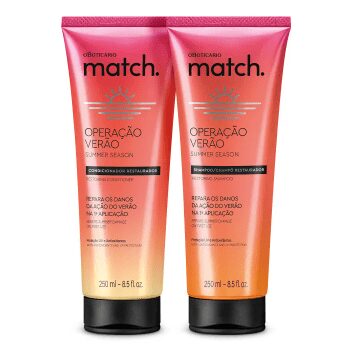 Combo Match Operação Verão: Shampoo 250ml + Condicionador 250ml