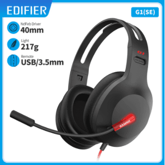 Headset Gamer EDIFIER HECATE G1 Com Microfone 40mm USB