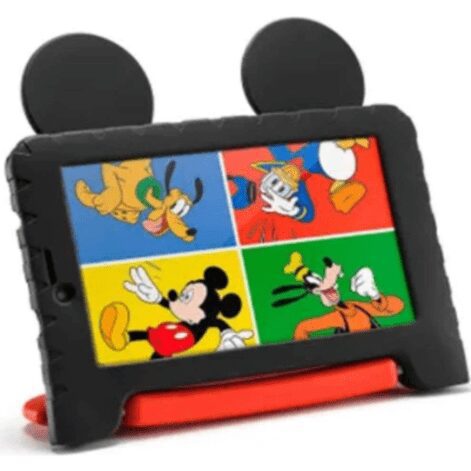 Tablet Multilaser Mickey Mouse Plus Wi Fi Tela 7 Pol. 16GB Quad Core – NB314