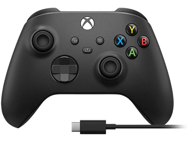Controle para Xbox One, Xbox Series XS e PC – sem Fio Microsoft Preto