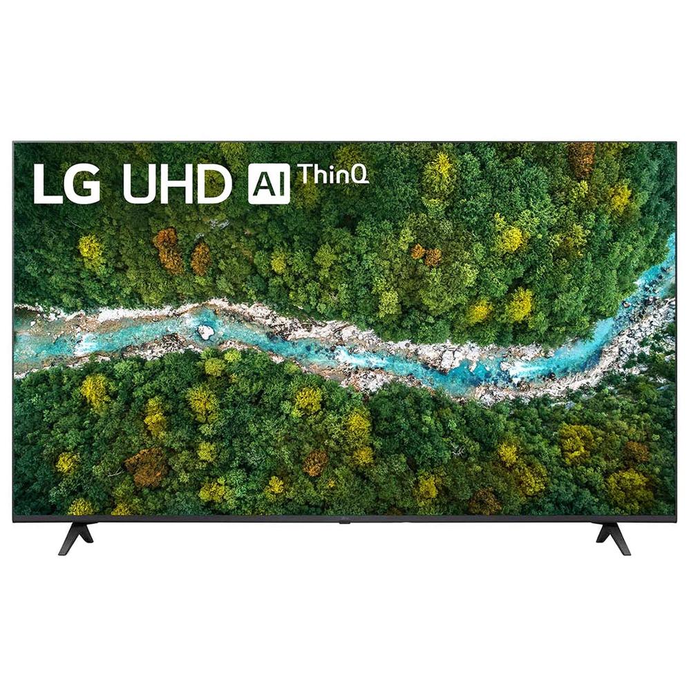 Smart TV LG 55 4K UHD WiFi Bluetooth HDR Inteligência Artificial ThinQ Smart Magic Google Alexa – 55UP7750PSB