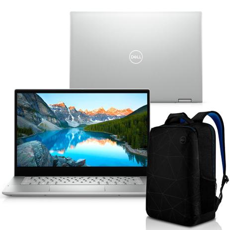 Kit Notebook 2 em 1 Dell Inspiron 5406-M20SB 14″ Touch 11ª Geração Intel Core i5 8GB 256GB SSD Windows 10 McAfee Mochila