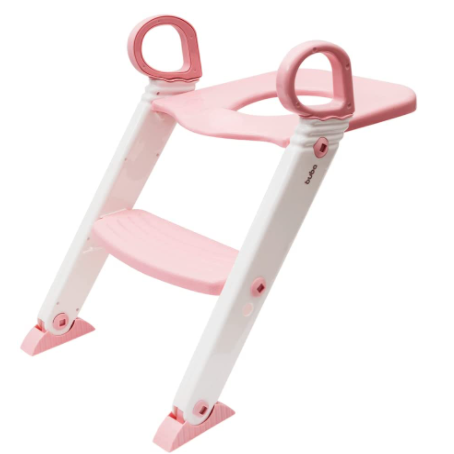Assento Redutor Com Escada – Rosa Baby, Buba, Rosa