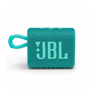 Caixa de Som JBL GO3, Bluetooth, À Prova d’Agua e Poeira, 4,2W RMS, TEAL – JBLGO3TEAL
