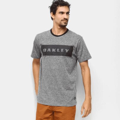 Camiseta Oakley Mod Tractor SP Masculina – Cinza