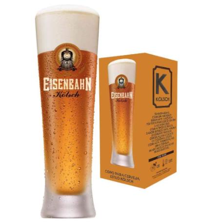 Copo de Cerveja Eisenbahn Cristal Kolsch 320ml