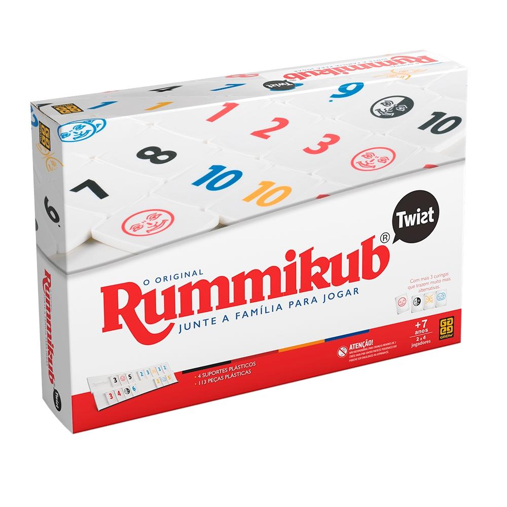 Jogo Rummikub Twist Grow 4 Jogadores +7 Anos – 03455