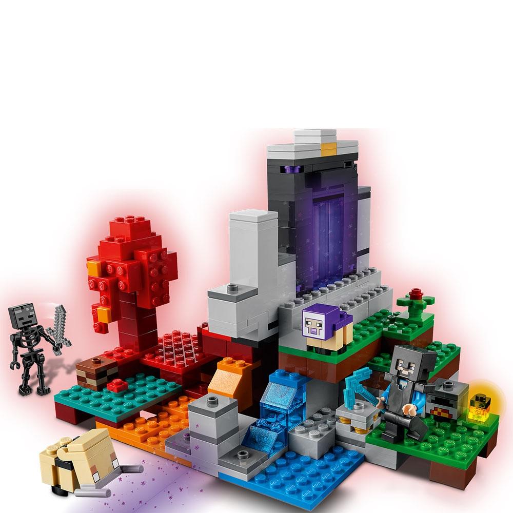 LEGO Minecraft – O Portal em Ruínas 316 Peças – 21172