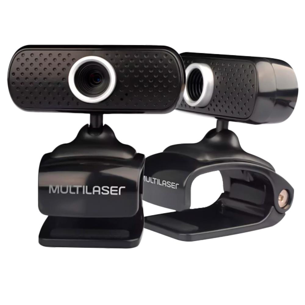 Webcam Multilaser 480p USB com Microfone Integrado e Sensor CMOS – WC051