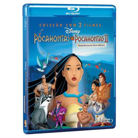 Blu-Ray Pocahontas Coleção com 2 Filmes