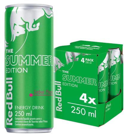 Energético Red Bull Energy Drink Summer Pitaya 250 ml (4 latas)