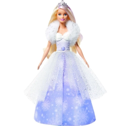 Barbie Princesa Com Vestido Mágico, Gkh26, Mattel