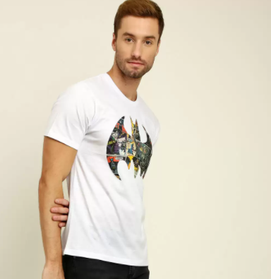 Camiseta Masculina Estampa Batman Liga da Justiça