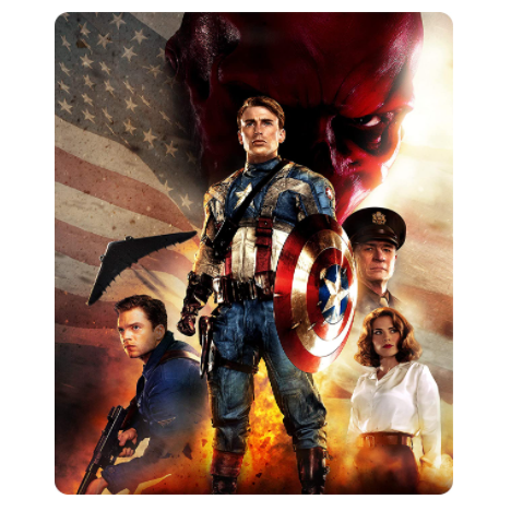 Capitão América: O Primeiro Vingador – Steelbook [Blu-Ray]