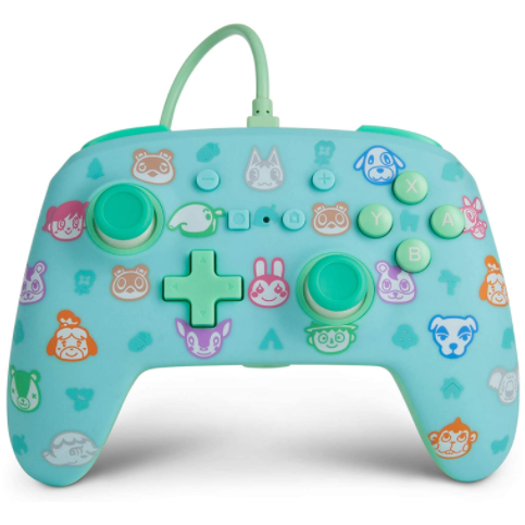 Controle Com Fio PowerA para Nintendo Switch – Animal Crossing
