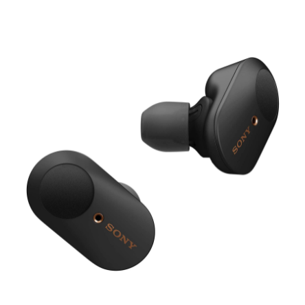 Fones de Ouvido Bluetooth Sem Fio Sony WF-1000XM3SMUC com Cancelamento de Ruído (Noise Cancelling), com controle de voz via Alexa, Preto