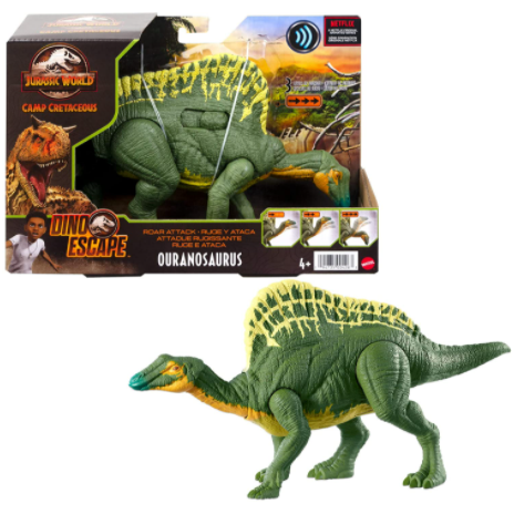 Jurassic World Mattel Ruge e Ouranasaurus -, Multicolorido