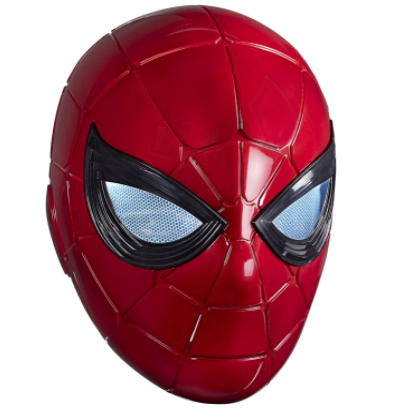 Marvel Legends Series Spider-Man Iron Spider – Capacete Eletrônico com Olhos que Acendem – F2285 – Hasbro, Vermelho