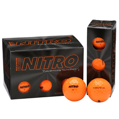 Nitro Bola de golfe de distância máxima (pacote com 12)