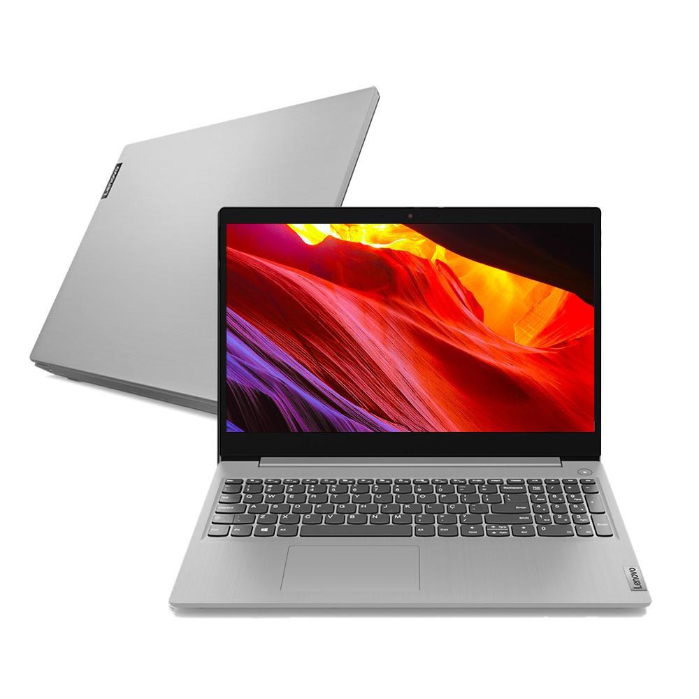 Notebook Lenovo Ultrafino Ideapad 3i I3-10110u 4GB 128GB SSD Linux 15.6″ Prata – 82bss00000
