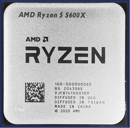 Processador AMD Ryzen 5 5600X 3.7Ghz (4.6Ghz Turbo) 35MB Cache AM4 – Internacional