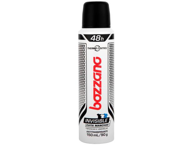 Desodorante Bozzano Thermo Control Invisible – Aerossol Antitranspirante Masculino 90g