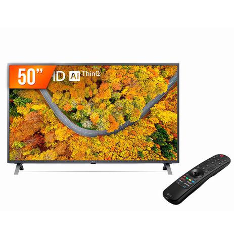 Smart TV LED 50″ Ultra HD 4K LG 50UP751C ThinQ AI 2 HDMI USB Bluetooth Controle Smart Magic