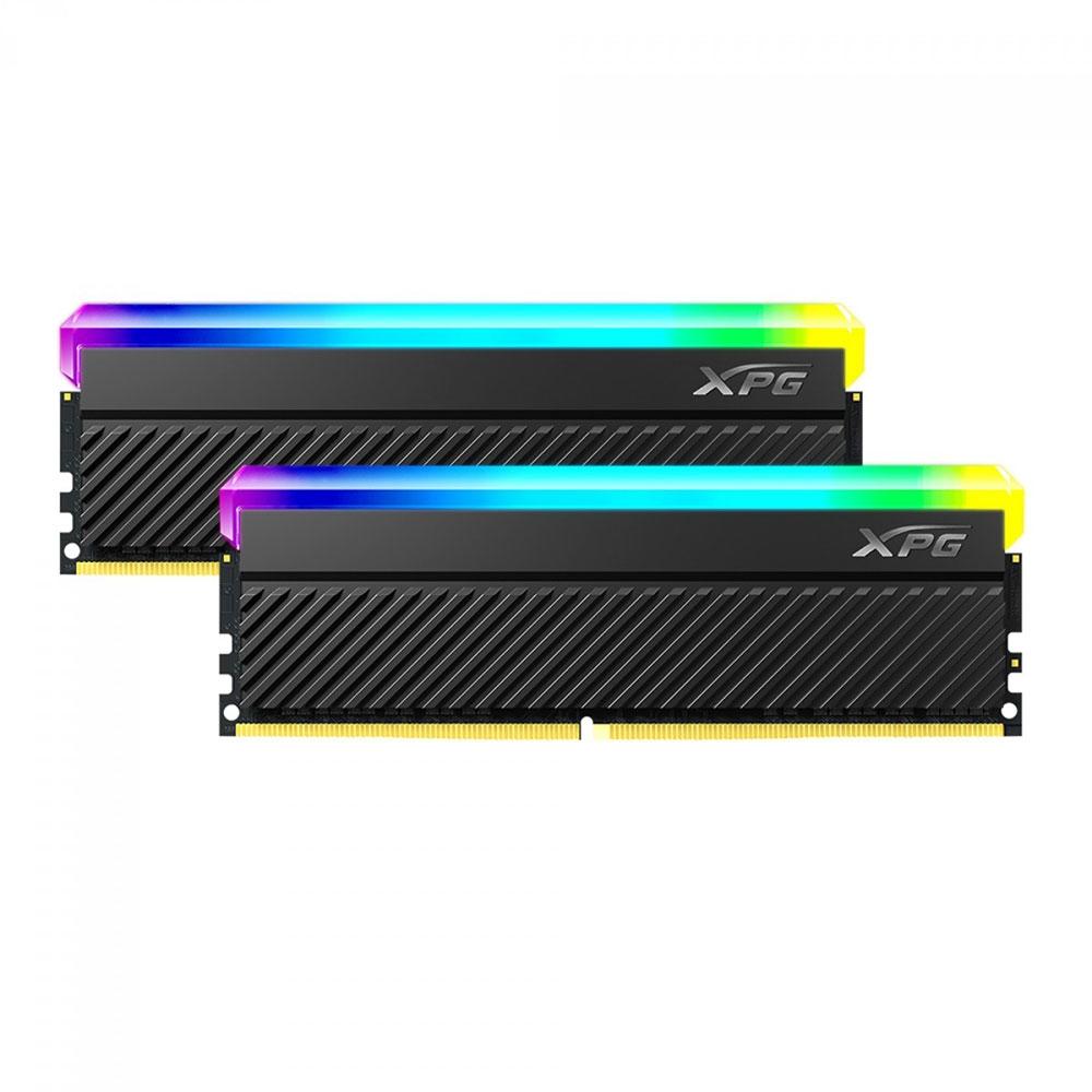 Memória XPG Spectrix D45G RGB 64GB (2x32GB) 3600MHz DDR4 CL18 Preta – AX4U360032G18I-DCBKD45G