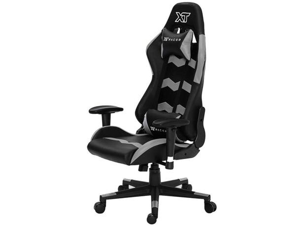 Cadeira Gamer XT Racer Reclinável Preta e Cinza – Speed Series XTS130