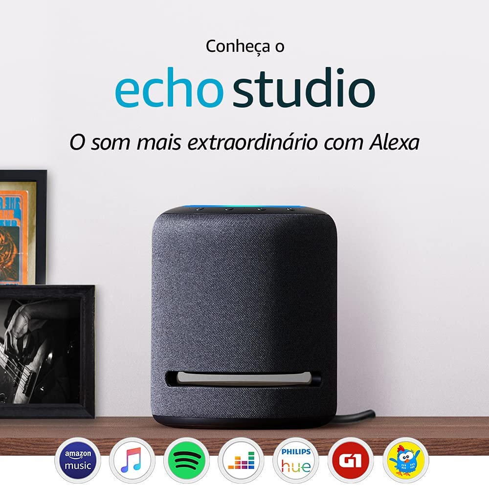 Até R$120 OFF em Echo com Alexa