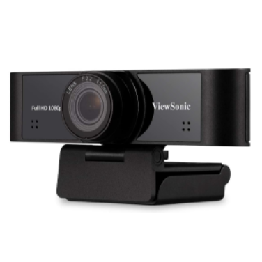 Câmera USB ViewSonic VB-CAM-001 1080p ultra ampla com microfones integrados compatíveis com Windows e Mac