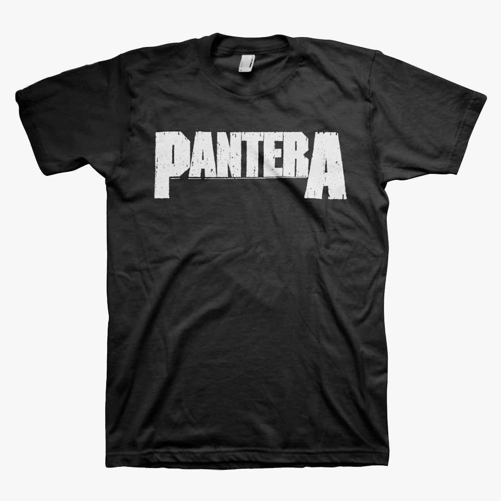 Camiseta Pantera – Black & White Logo – Preta