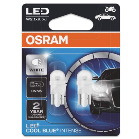 Lâmpada LED W5W OSRAM, Luz Branca