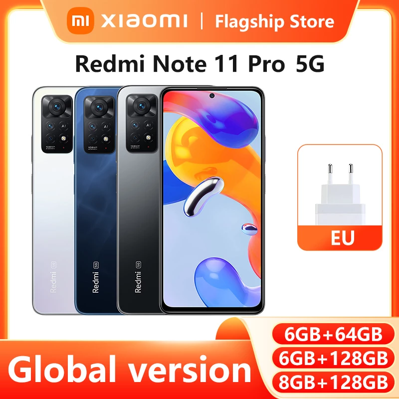 Redmi note 11 pro 5g 6GB RAM/64GB 108mp snapdragon