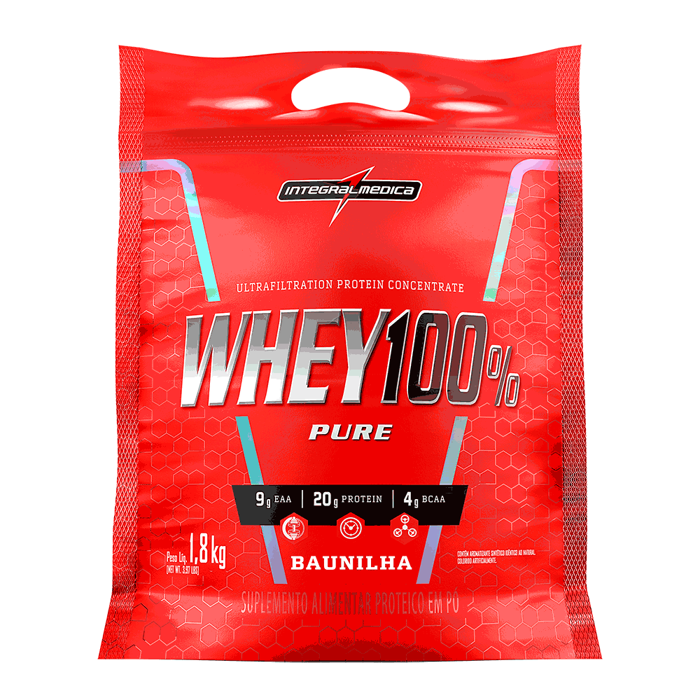 Whey Protein Concentrado – Whey 100% Pure Pouch