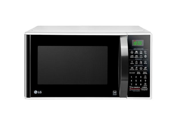 Micro-ondas LG 30 Litros Branco com Revestimento EasyClean MS3091BC 220 Volts