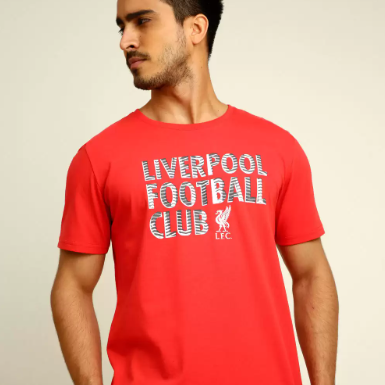 Camiseta Masculina Fitness Manga Curta Liverpool