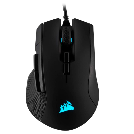 Corsair IRONCLAW RGB Gaming Mouse, Wired, Backlit RGB LED, 18000 DPI, Optical – CH-9307011-NA