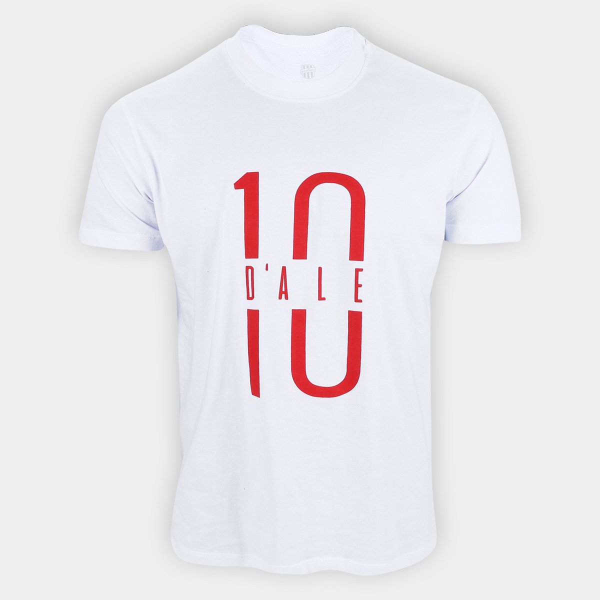 Camiseta Internacional D’Alessandro 10 RetrôMania Masculina – Branco
