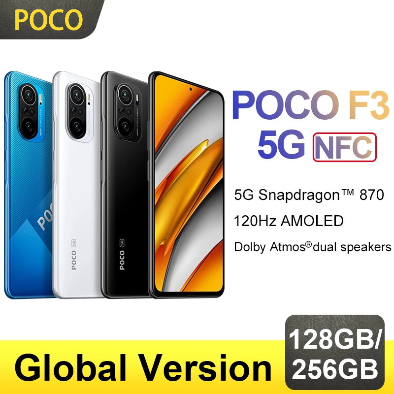 Smartphone Poco F3 5G 6GB RAM 128GB Tela 6.6″
