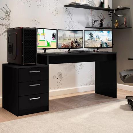 Mesa Gamer Escrivaninha Desk DRX 5000 – Móveis Leão Preto