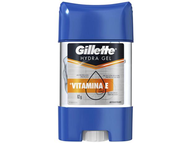 Desodorante Antitranspirante em Barra Gillette – Hydra Gel Vitamina E Masculino 82g