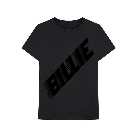 Camiseta Billie Eilish – Racer Logo – Dark Grey