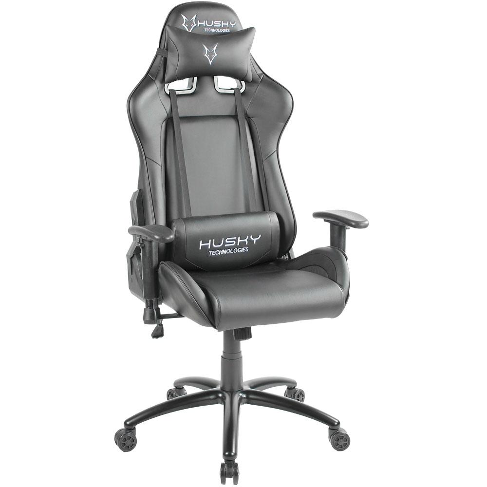 Cadeira Gamer Husky Gaming Blizzard Preto Com Almofadas Reclinável Descanso de Braço 2D – HGMA005