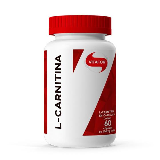 L-Carnitina 500mg Vitafor Cápsulas com 60 Unidades