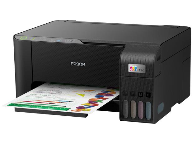 Impressora Multifuncional Epson Ecotank L3250 – Tanque de Tinta Colorida USB Wi-Fi