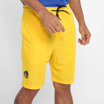 Bermuda NBA Golden State Warriors Masculina – Amarelo