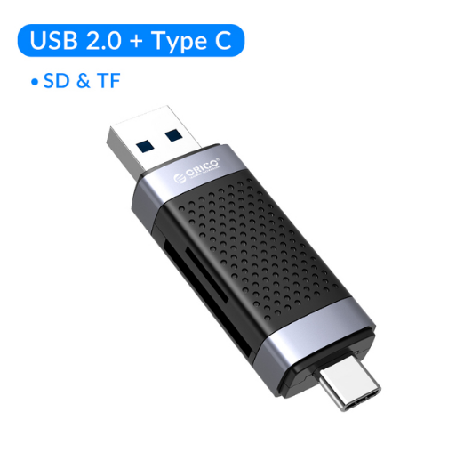 Leitor de Cartão ORICO Type C USB2.0