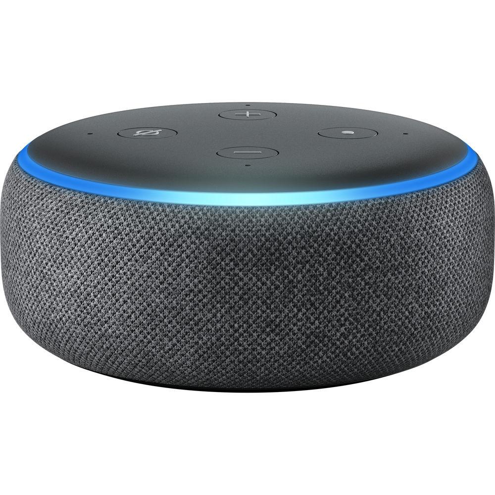 Echo Dot (3ª Geração) com Alexa Amazon Smart Speaker Preto